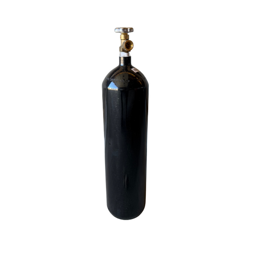 125 cuft Steel Gas Cylinder - Argon, Helium, Nitrogen